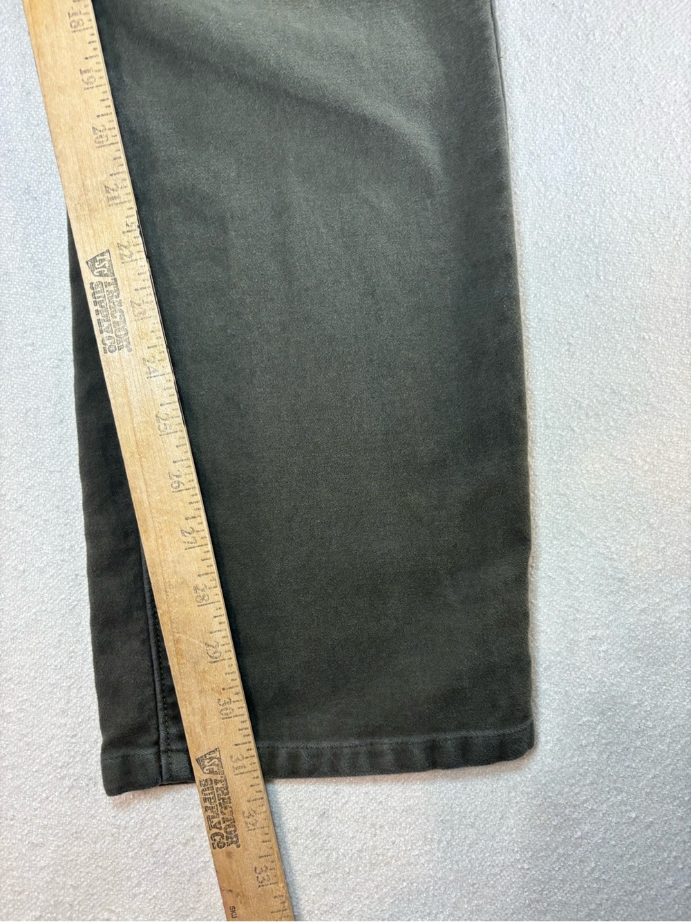 Bonobos Olive Green Stretch Chino Pants Mens 31x32 Slim Straight Casual - Picture 5 of 7